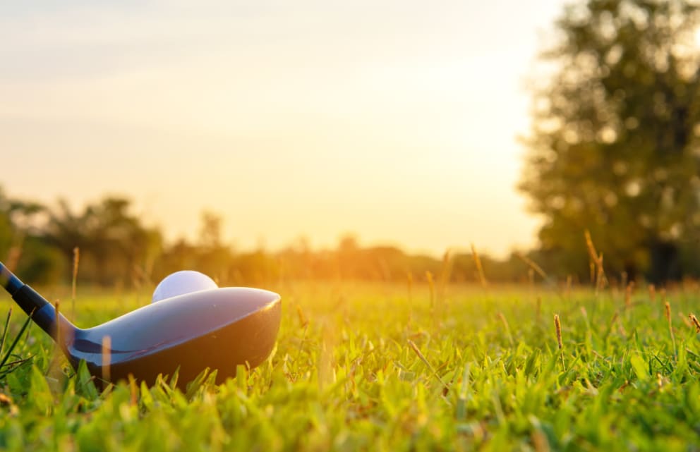 golfing