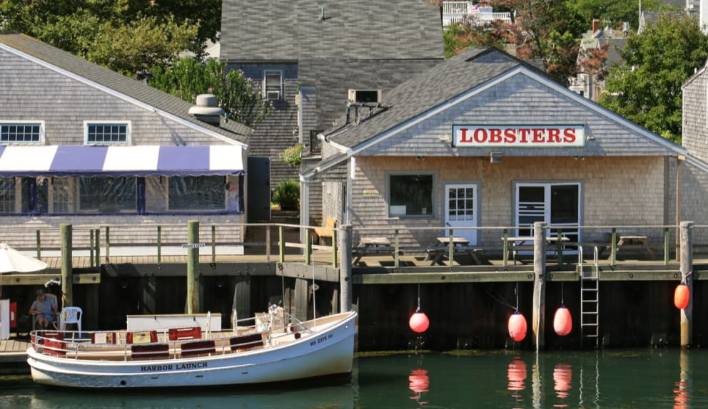 Wharf with boat