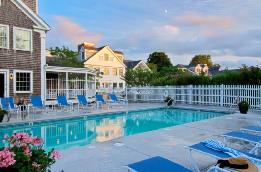sundeck and pool