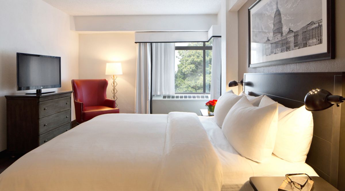 Accessible Queen Bed room bed