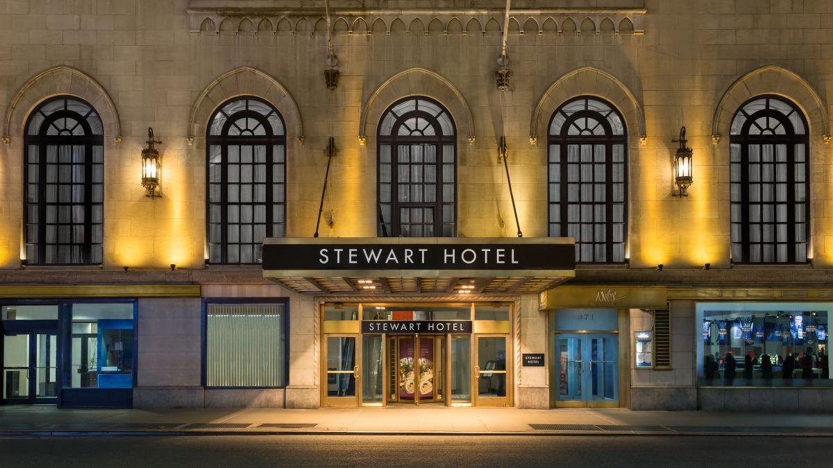 Stewart hotel exterior night view