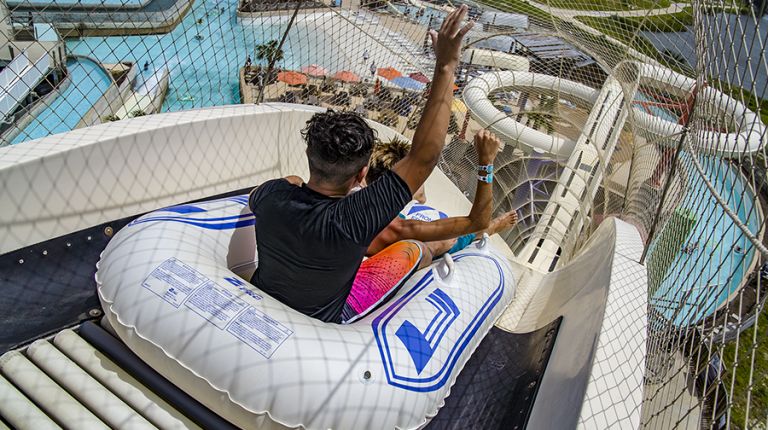 Schlitterbahn Resort Corpus Christi - Guests on Waterpark Ride