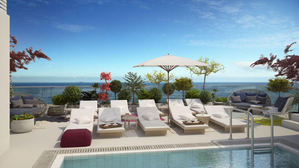 Renderings Rooftop pool