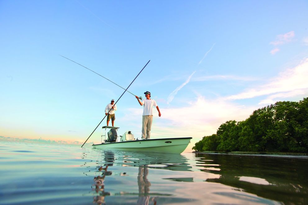 Flats and backcountry fishing from Oceans Edge Resort and Marina