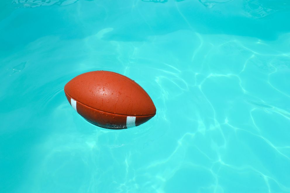 Football in Pool