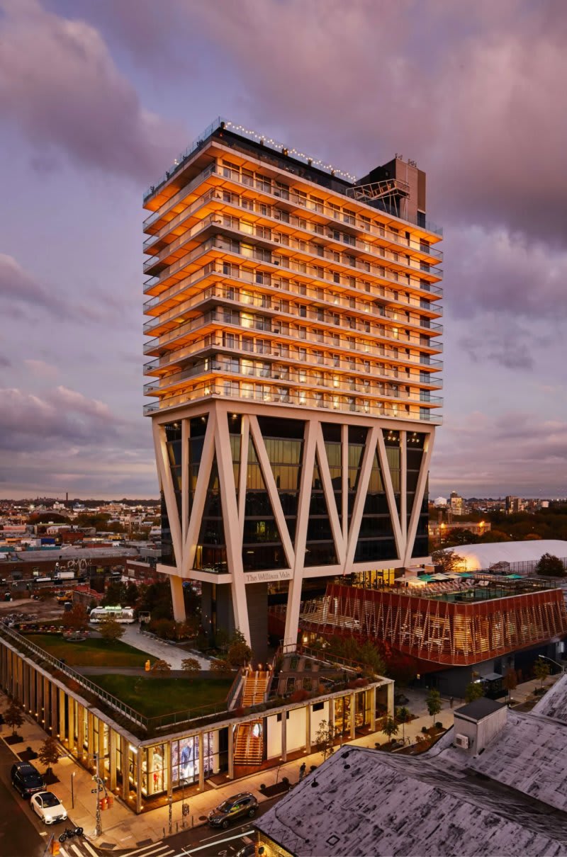 William Vale Building Night Image