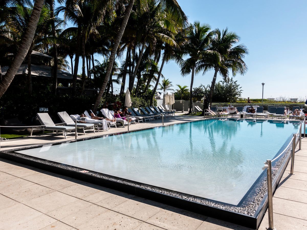 The pool at The Sagamore Hotel South Beach