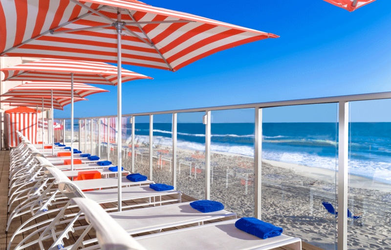 Beach Terrace Inn Ariel View