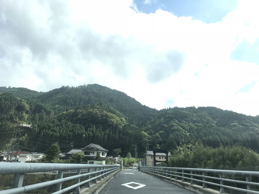 잠깐 비가 왔지만, 금방 좋아진 날씨