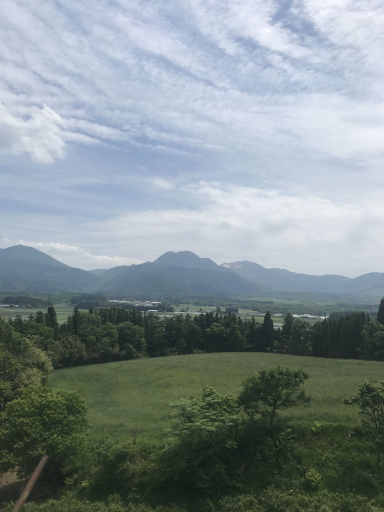 휴게소 뷰...사진에는 다 담기지 않는다.