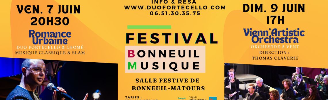 Festival Bonneuil-Musique! Juin 2024!