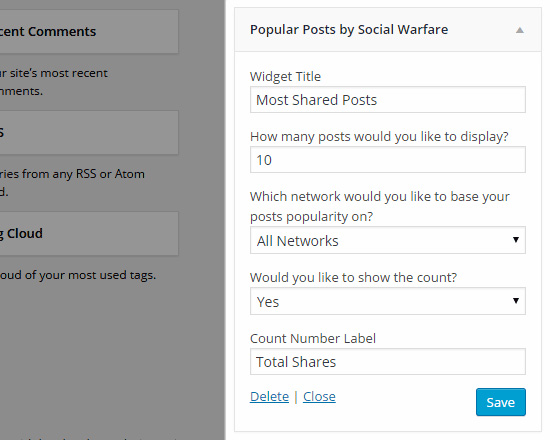 Social Warfare - Popular Posts Widget - TypeEighty