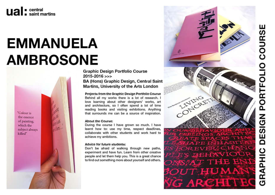 Graphic Design Portfolio Ual