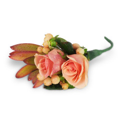 Classic Elegance Rose Boutonniere