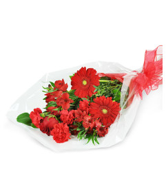 Red Romance, Wrapped Bouquet