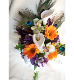 Peacock feather Bouquet