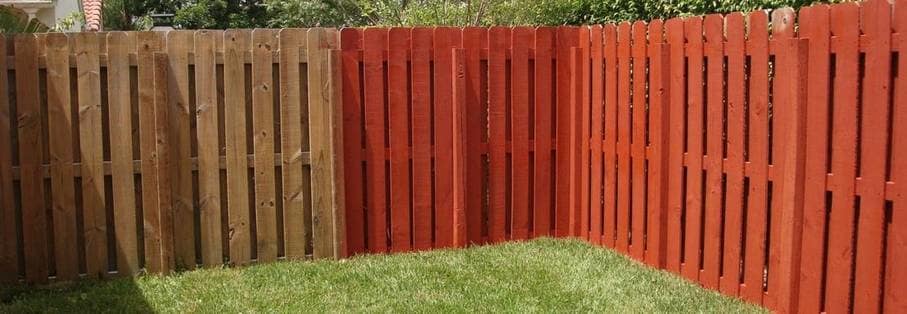 Fence stain Fence painting