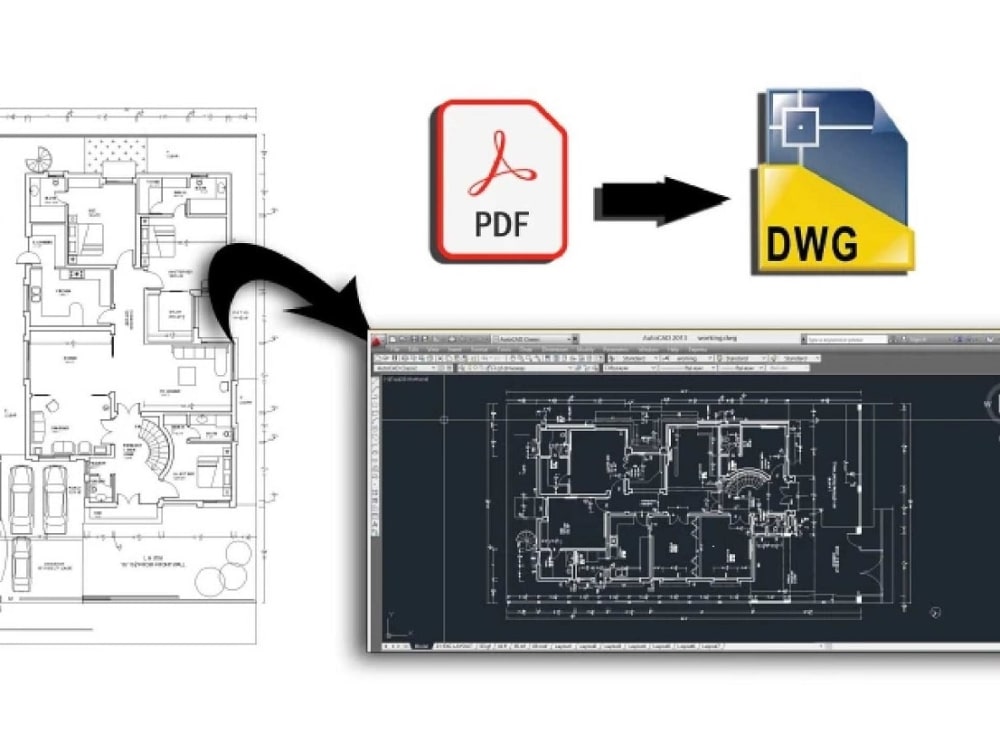 Convert PDFs Into AutoCAD DWG Files Or Transcribe PDFs Into Word Excel