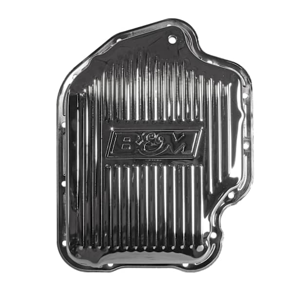B&M® 20289 Transmission Pan Chrome, Steel, Deep, Direct Fit, Sold