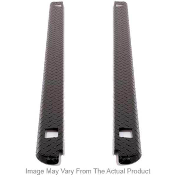 Dee Zee® DZ31966B Bed Rail Cap Black diamond plate, Aluminum, Wrap