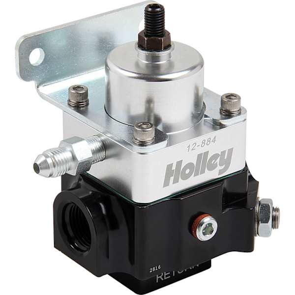 Holley® 12884 Double Adjustable Carbureted Fuel Pressure Regulator, 4
