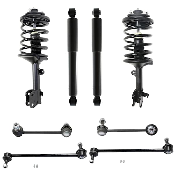 TrueDrive® Front and Rear, Driver and Passenger Side Shocks and Loaded