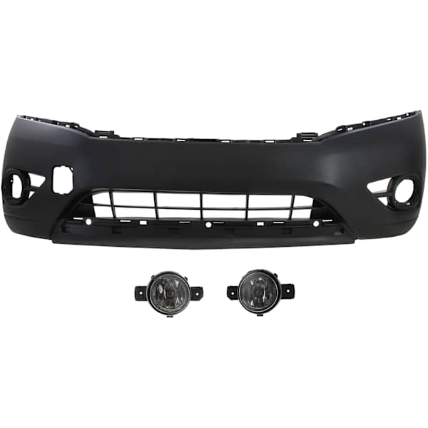 Replacement® CAPA Certified Front Bumper Cover, Primed top; Textured