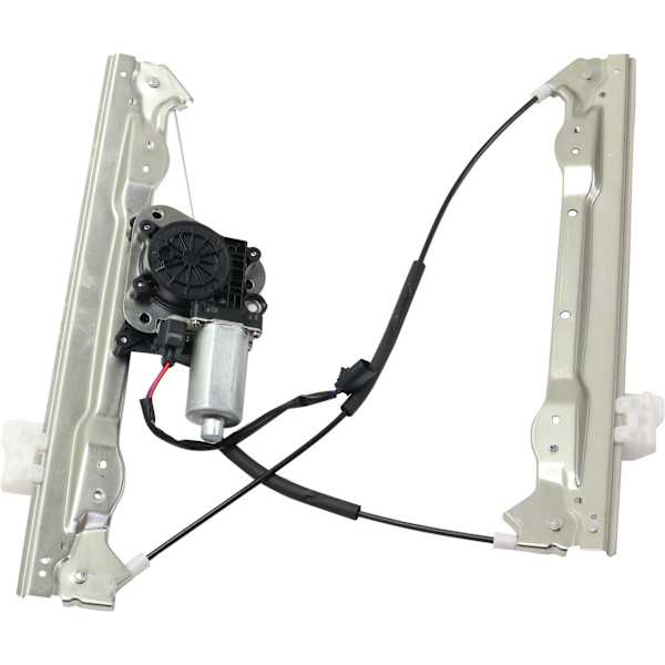 Replacement Front, Passenger Side Power Window Regulator, With Motor
