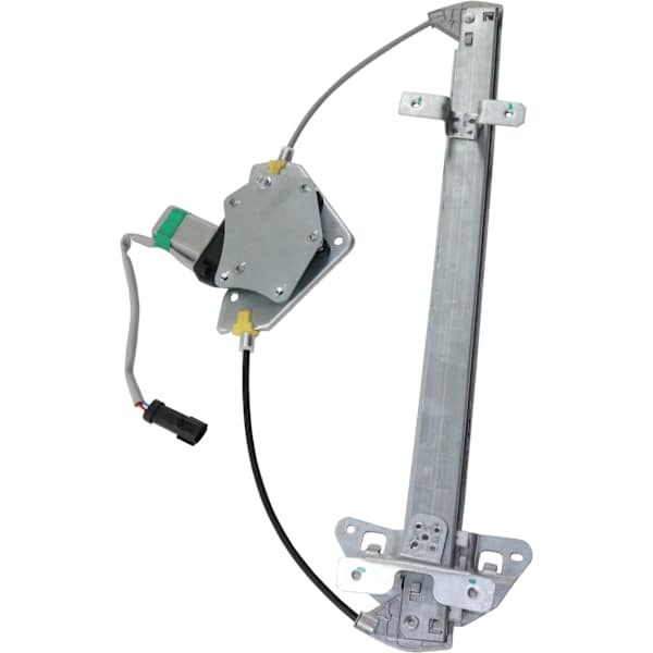 Replacement 2003 Dodge Durango Rear, Driver Side Power Window Regulator, With Motor Quad Cab
