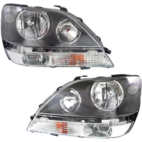 Replacement 1999 Lexus RX300 Headlights Driver and Passenger Side