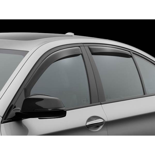 Weathertech® 82540 Smoke Window Visor, Front And Rear, Driver And