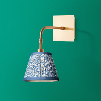 Stevie Wall fixture in antiqued Brass
