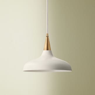 Constance pendant shade in stone with stone interior