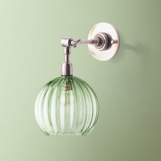 Mumford wall fixture in antiqued silver