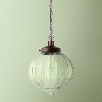 Regular Aquila pendant shade in clear glass