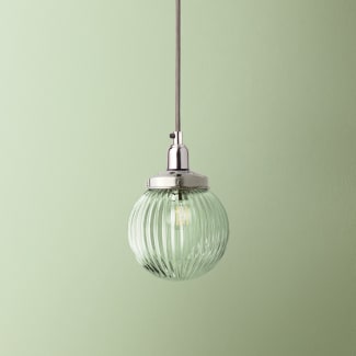 Smaller Espere pendant shade in prismatic glass