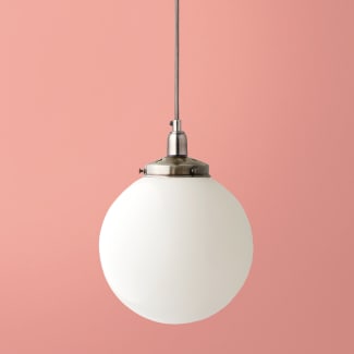 Larger Espere pendant shade in opaline glass