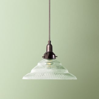 Henrietta pendant shade in clear glass