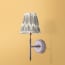 Twiglet Wall fixture in aluminium and antiqued brass