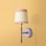 Twiglet Wall fixture in aluminium and antiqued brass
