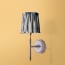 Twiglet Wall fixture in aluminium and antiqued brass