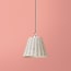 7 inch pendant lamp shade in jet ripples hand painted card