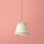 7 inch pendant lamp shade in scarlet tracks hand painted card