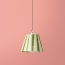 7 inch pendant lamp shade in verdant tapers hand painted card