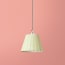 7 inch pendant lamp shade in classic green ripples hand painted card