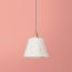 7 inch pendant lamp shade in gold dotty