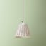 7 inch pendant lamp shade in jet ripples hand painted card