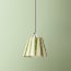 7 inch pendant lamp shade in verdant tapers hand painted card
