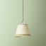 7 inch pendant lamp shade in verdant stitches hand painted card
