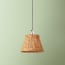 7 inch pendant lamp shade in natural rattan